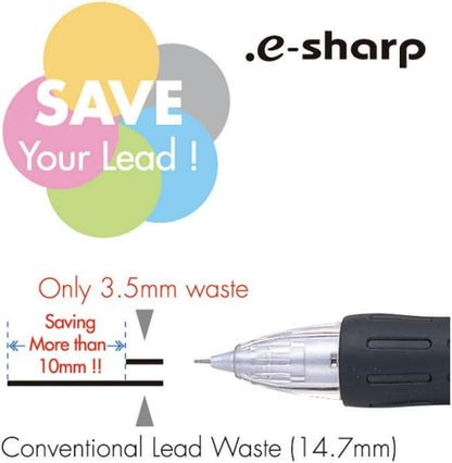 .e-Sharp Mechanical Pencil (0.7mm), Blue Accents