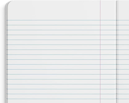 STAPLES Poly Composition Notebook, 9.75” x 7.5”, Wide Ruled, 70 Sheets, Assorted Colors