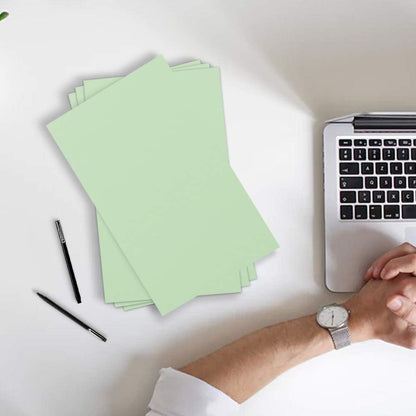 JAM PAPER Vellum Bristol 65lb Cardstock - 8.5 x 11 Coverstock - 147 gsm - Cream - 50 Sheets/Pack