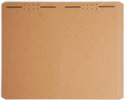 Smead Fastener File Folder, 2 Fasteners, Reinforced 2/5-Cut Tab Right of Center Position, Guide Height, Legal Size, Kraft, 50 per Box (19880)