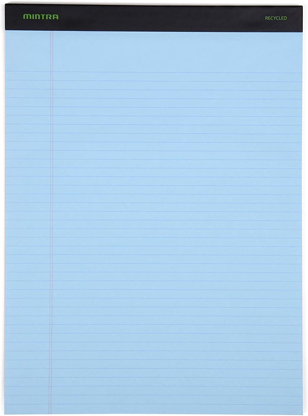 Mintra Office White Legal Pads – Ruled Notepads and Micro-Perforated Sheets, Ideal for Writing, Note-Taking & Creativity, Office, or Professional Use, Basic Pad 6 pack, 8.5"x11" (Narrow Ruled)