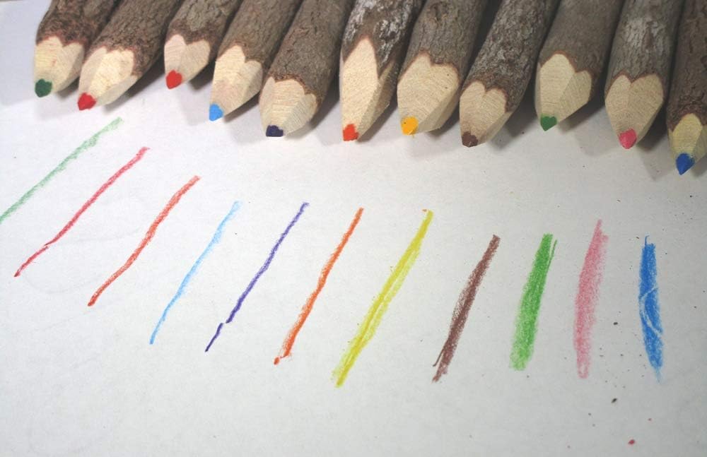 World Buyers Colored Wooden Tree Branch Twig Pencils 5" (1)