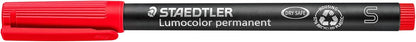 STAEDTLER Lumocolor Permanent Pen 317 Medium 1.0mm Line - Assorted Colours (Pack of 8) (317 WP8 ST), pack of 8
