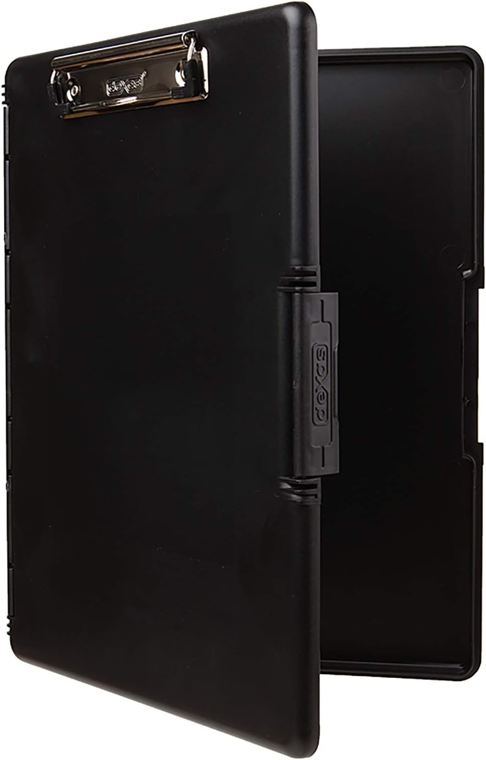 Dexas Slimcase 2 Plastic Clipboard with Storage and Side Opening, Black, Office Supplies Clipboards to Organize, Carry and Store, A4 Holder, Style and Functionality Nursing Clipboards