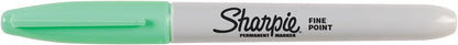 Sharpie Permanent Markers, Fine Point, Black, 12 Count