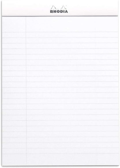 Rhodia 80 Sheet Graph Notepads, 4 by 6", Black
