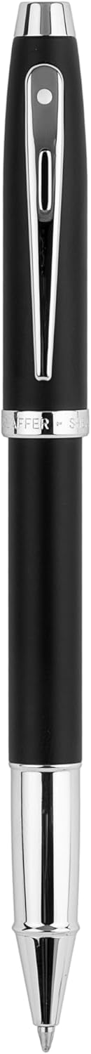 Sheaffer 100 Nickel Trim Rollerball, Matte Black Cap & Barrel (E1931751-30)