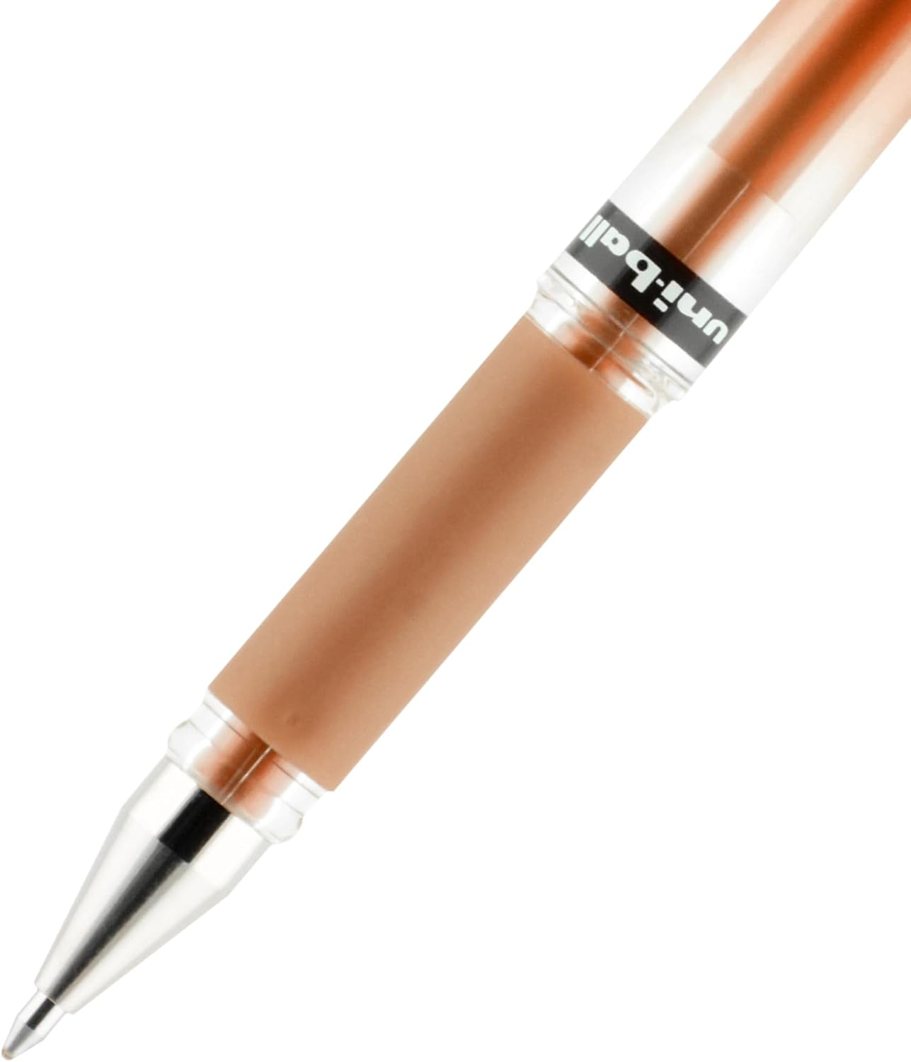 uniball Signo Gel Impact Pens, Bold Point (1.0mm), Metallic Pink Ink, 6 Pens