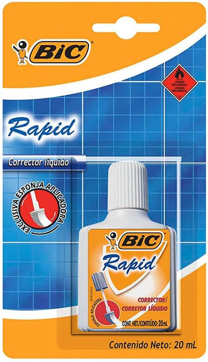 BIC DDI Whiteout Cover-It Correction Fluid, Case of 6 (dolbiccvit)