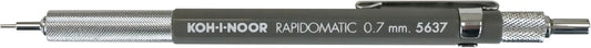 KOH-I-Noor Rapidomatic Mechanical Pencil, .5mm Lead, White, 1 Each (5635)