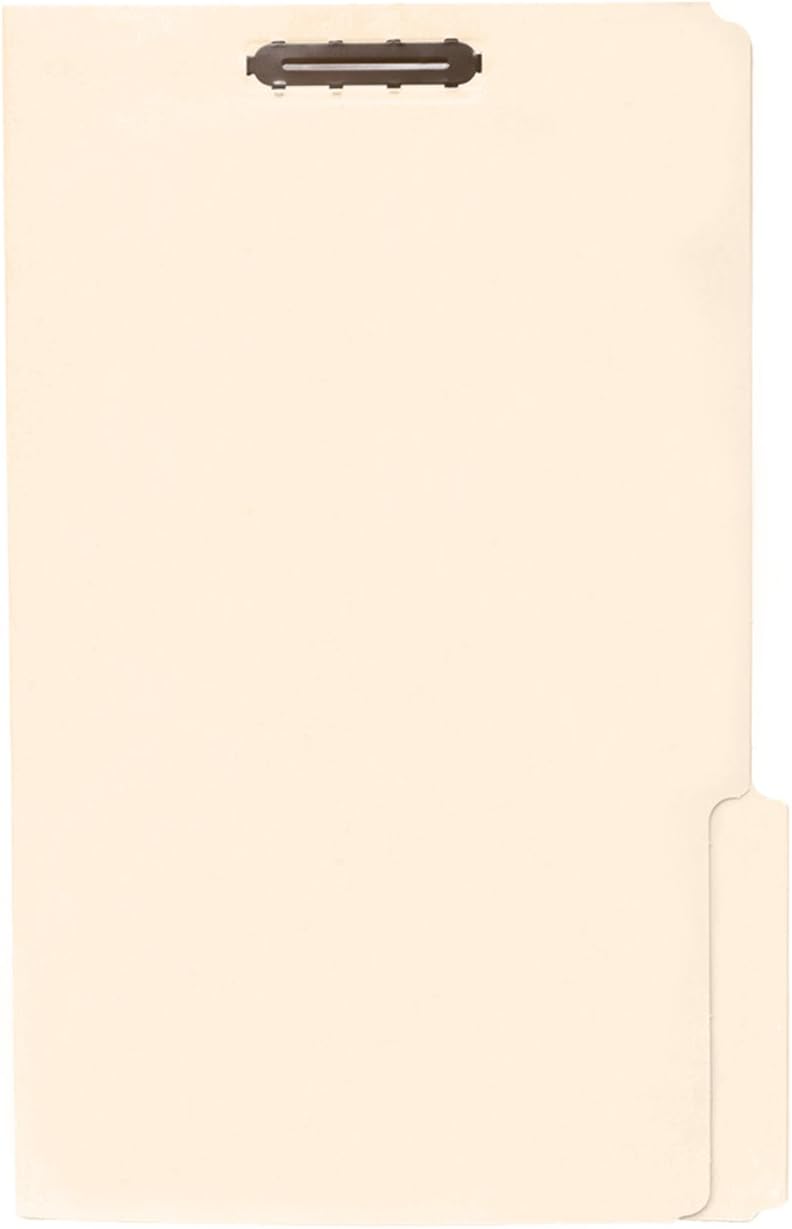 Blue Summit Supplies Blue File Folders with Fasteners, File Folders Legal Size, 1/3 Cut Reinforced Tabs, Durable 2 Prongs, Designed to Organize Standard Medical or Law Files, 50 Pack