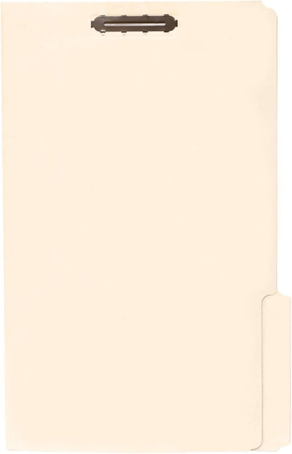 Blue Summit Supplies Blue File Folders with Fasteners, File Folders Legal Size, 1/3 Cut Reinforced Tabs, Durable 2 Prongs, Designed to Organize Standard Medical or Law Files, 50 Pack