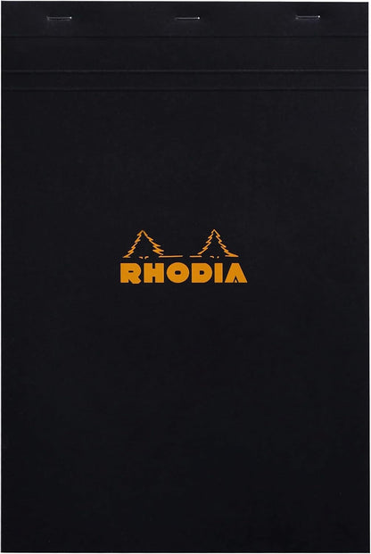Rhodia Notepad, No18 A4, Lined - White, 8 1/4"" x 11 3/4""" (18601C)