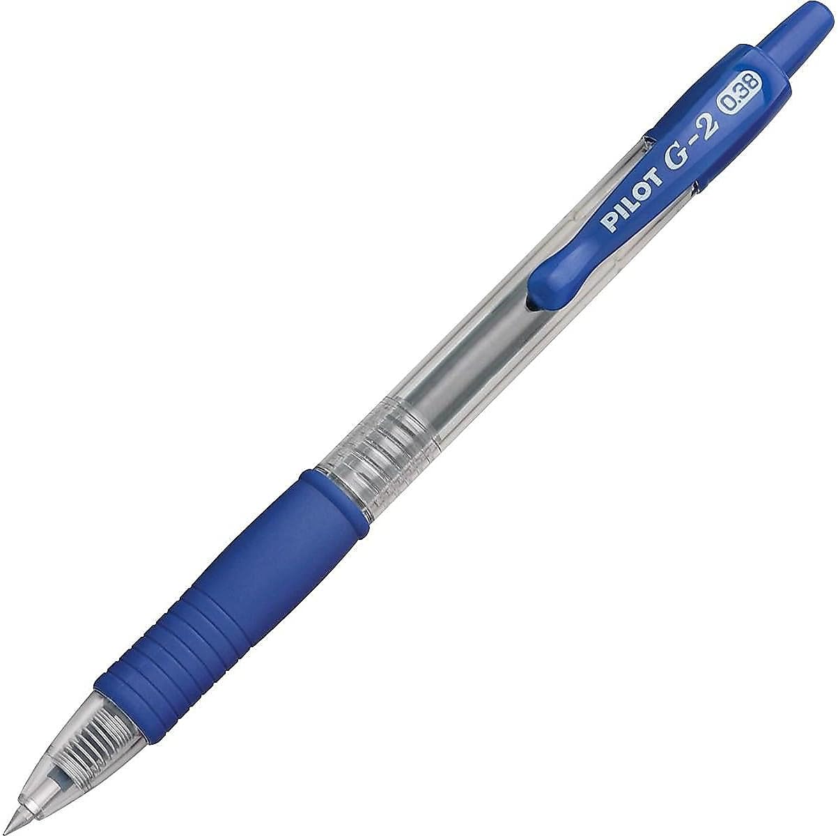 PILOT G2 Premium Refillable and Retractable Rolling Ball Gel Pens, Ultra Fine Point, Black Ink, 12-Pack (31277)
