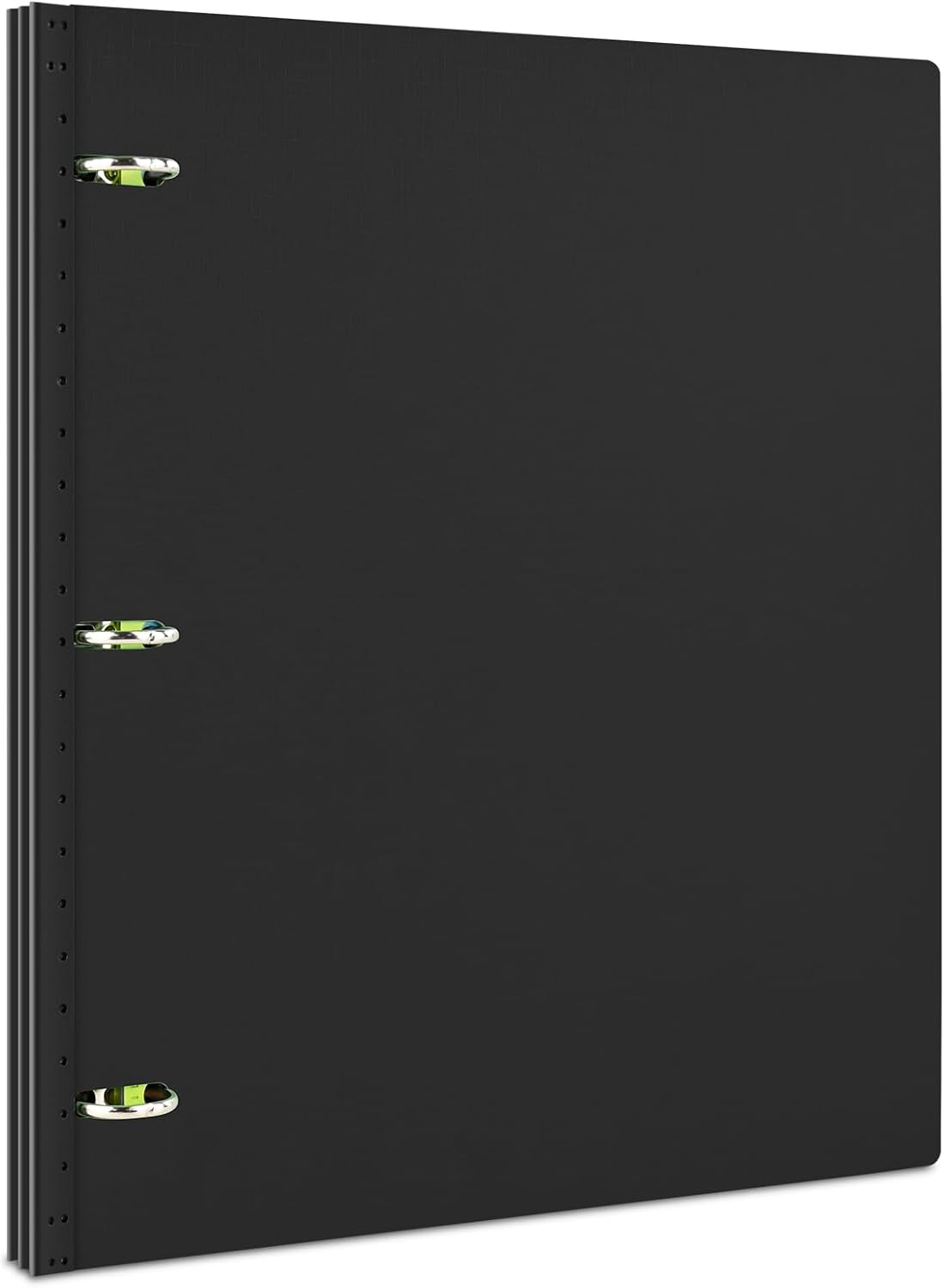 INFUN Telescoping 3 Ring Binder - 4PCS, Portable Plastic 3 Ring Binder with Telescoping Spine, Binders with Foldable Front Cover Holds 8.5"x11" Paper for School, Office, Homes