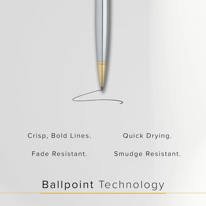 Cross Refills for Ballpoint Pens, Medium, Black Ink, 2/Pack (85132) (New Version)