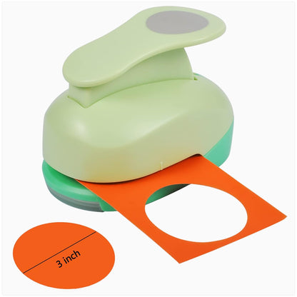 UCEC 2 Inch Circle Punch, Paper Punch, 2 Inch Hole Punch, Circle Hole Punch Cutters for Paper Crafts DIY Handmade Crafting Scrapbook Tools Cards Arts Fun Projects