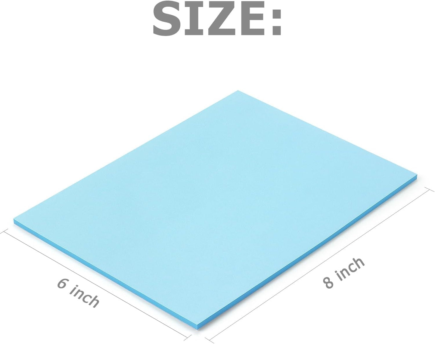 Winner Aura Sticky Notes 3x5 inch Bright Colors Self-Stick Pads 8 Packs 400 Sheets