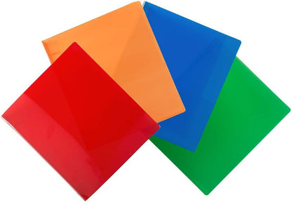 JAM PAPER Plastic 0.75 inch Binder - Clear 3 Ring Binder - Sold Individually
