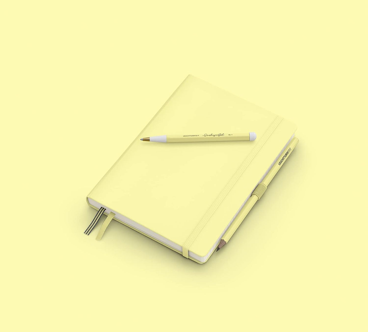 LEUCHTTURM1917 - Notebook Hardcover Medium A5-251 Numbered Pages for Writing and Journaling (Navy, Ruled)