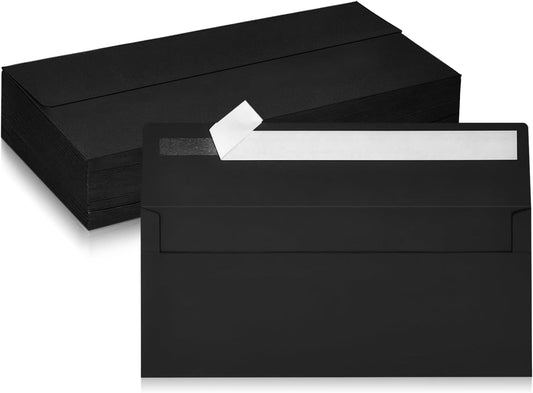 50 Pack #10 Business Envelopes, Sage Green Standard Envelopes Self Seal, Letter Size Mailing Envelopes for Checks Letters Invoices Statements Birthday Graduation Wedding, 4 1/8 x 9 1/2 Inch