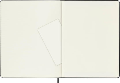 Moleskine Classic Notebook, Hard Cover, XL (7.5" x 9.5") Squared/Grid, Black, 192 Pages