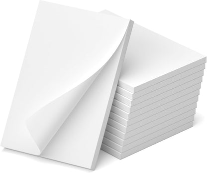 Note Pads 4x6, 6 Pack Mini Blank Notepad 4x6, Small Notepads 4x6 Paper Pads, Scratch Pads 4x6 Small Pads of Paper, Memo Pads 4x6, White Server Note Pad Paper, Small Pocket Notebook 4x6, 50 Sheets/Pad