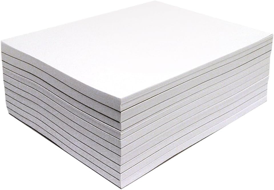 Memo Pads - Note Pads - Scratch Pads - Writing pads - 10 Pads with 50 sheets in Each Pad (5.5 x 8.5 inches)