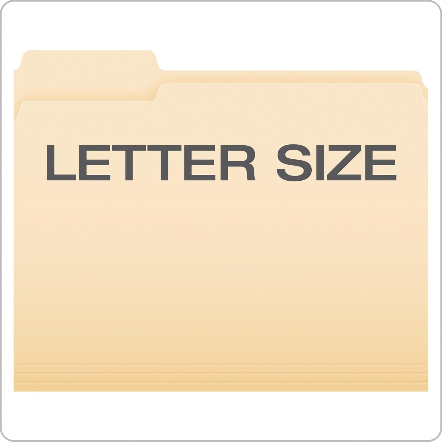 Pendaflex File Folders, 250 Bulk Pack, Durable Manila Folders, Letter Size (8.5" x 11"), 3 Tabs for Easy Labeling, Everyday Filing Essential for Offices, Classrooms & Home Document Organization