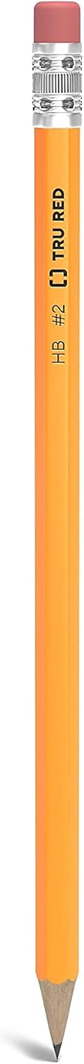 STAPLES Wooden Pencils, #2 Lead, Pre‑Sharpened, Yellow, 72 Pack – Classic Hex Pencils for School, Testing & Office Use