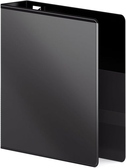 Wilson Jones 3 Ring Binder 4 Inch, Ultra Duty D-Ring View Binder with Extra Durable Hinge, Customizable, Black (W86641)
