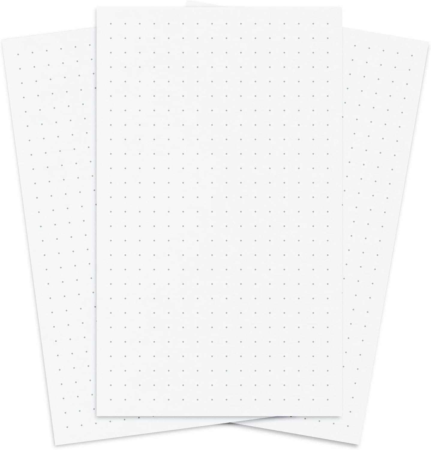 Notsu Dotted Index Cards 3x5 inch (Pack of 50) | Bullet Dot Grid Vertical Index Note Cards, Thick Paper Stock 350 gsm