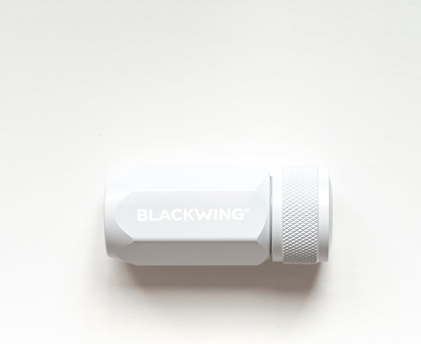 Blackwing One-Step Long Point Sharpener, German Steel Blade, Machined Aluminum, Compact Design, Black