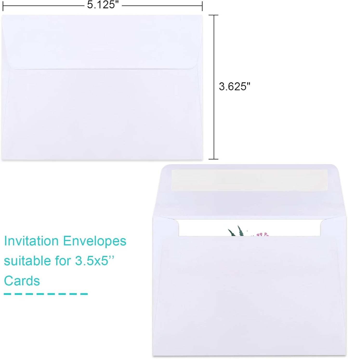 Joyberg 72 Packs #10 Envelopes, Business Envelopes, Envelopes Self Seal, Security Envelopes, Peel and Seal Closure, Size 4-1/8 X 9-1/2 Inches, White, 26LB