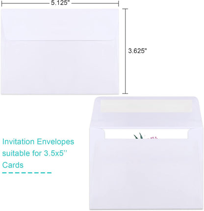 Joyberg 72 Packs #10 Envelopes, Business Envelopes, Envelopes Self Seal, Security Envelopes, Peel and Seal Closure, Size 4-1/8 X 9-1/2 Inches, White, 26LB