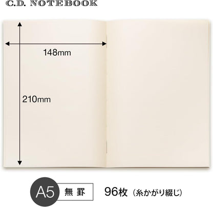 Apica Premium CD Notebook, Plain, A5 CDC90W