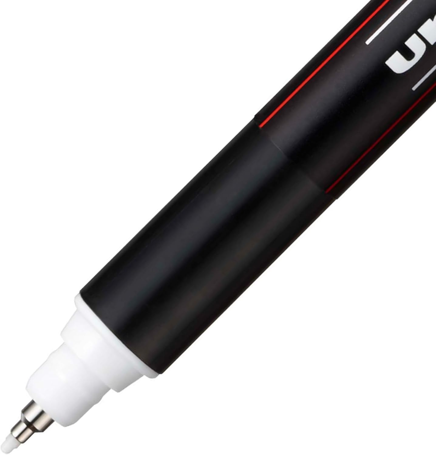posca PC-1MR Water-Based Paint Markers, Extra Fine Tip (0.7mm), White, 3 Count