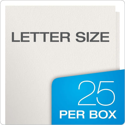 Oxford Twin-Pocket Folders, Textured Paper, Letter Size, Dark Blue, Holds 100 Sheets, Box of 25 (57538EE)