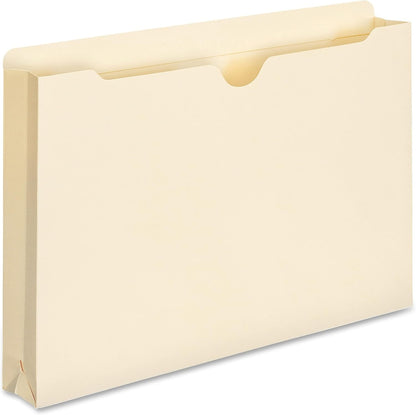 Smead File Jacket, Reinforced Straight-Cut Tab, 1-1/2" Expansion, Legal Size, Manila, 50 per Box (76540) (Pack of 1)