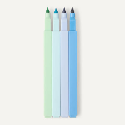 Amazon Basics Pastel Bible Highlighters Set, No Bleed, Chisel Tip, Soft Pastel Colors, 10 Count
