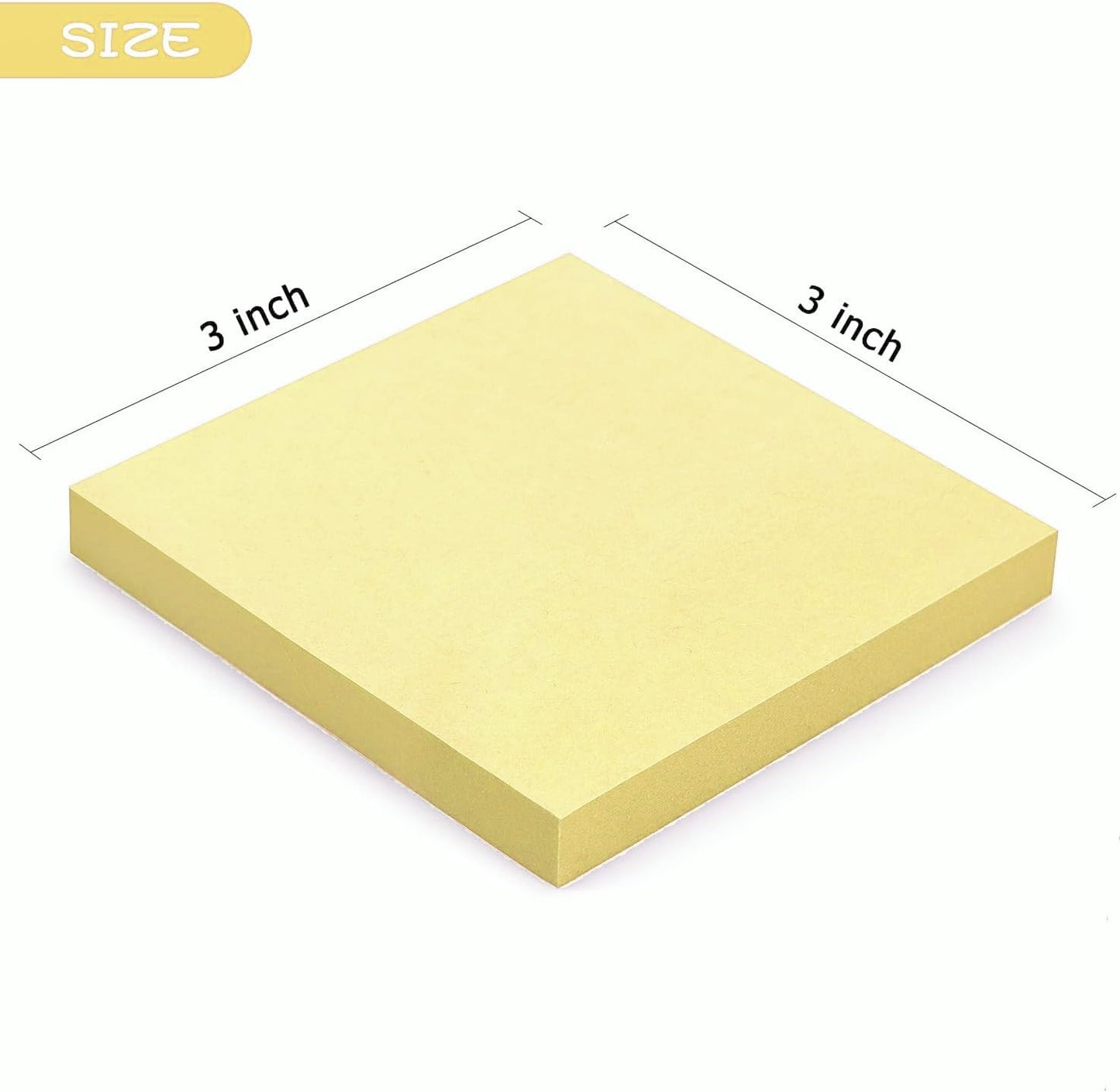 Early Buy Pop Up 3x3 Sticky Notes Self-Stick Notes 6 Pads, 6 Pastel Color, 100 Sheets/Pad