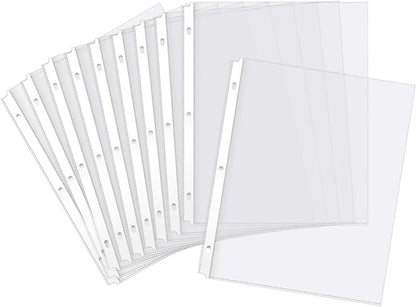 Sheet Protectors, 200 Count Clear Page Protectors for 3 Ring Binder, Top Loading Plastic Sleeves 8.5 x 11 inch