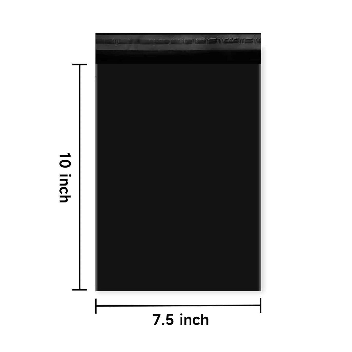 KKBESTPACK 100 Large Poly Mailers 10x13 Shipping Bags for Small Business – Self Sealing Package Envelopes (10 x 13 Pack of 100, Black)
