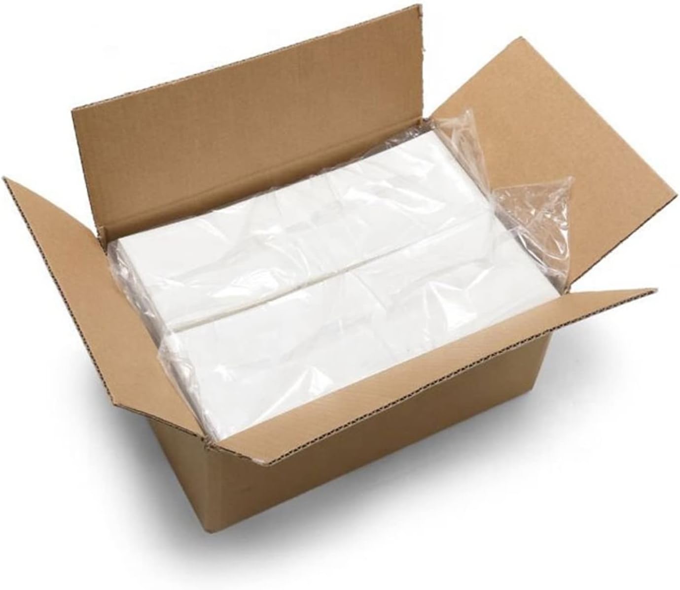 9527 Product Fanfold 4 x 6 Direct Thermal Labels White Perforated Shipping Labels, 500pcs per Stack,1 Stack