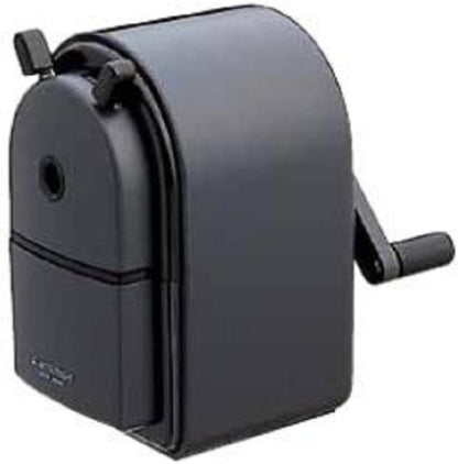 Uni KH-20 Hand Crank Wooden Pencil Sharpener - Blue (japan import)