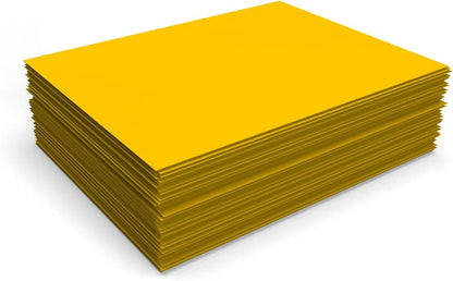 LUXPaper 8.5" x 11" Paper | Letter Size | Pastel Canary Yellow | 60lb. Text | 50 Qty