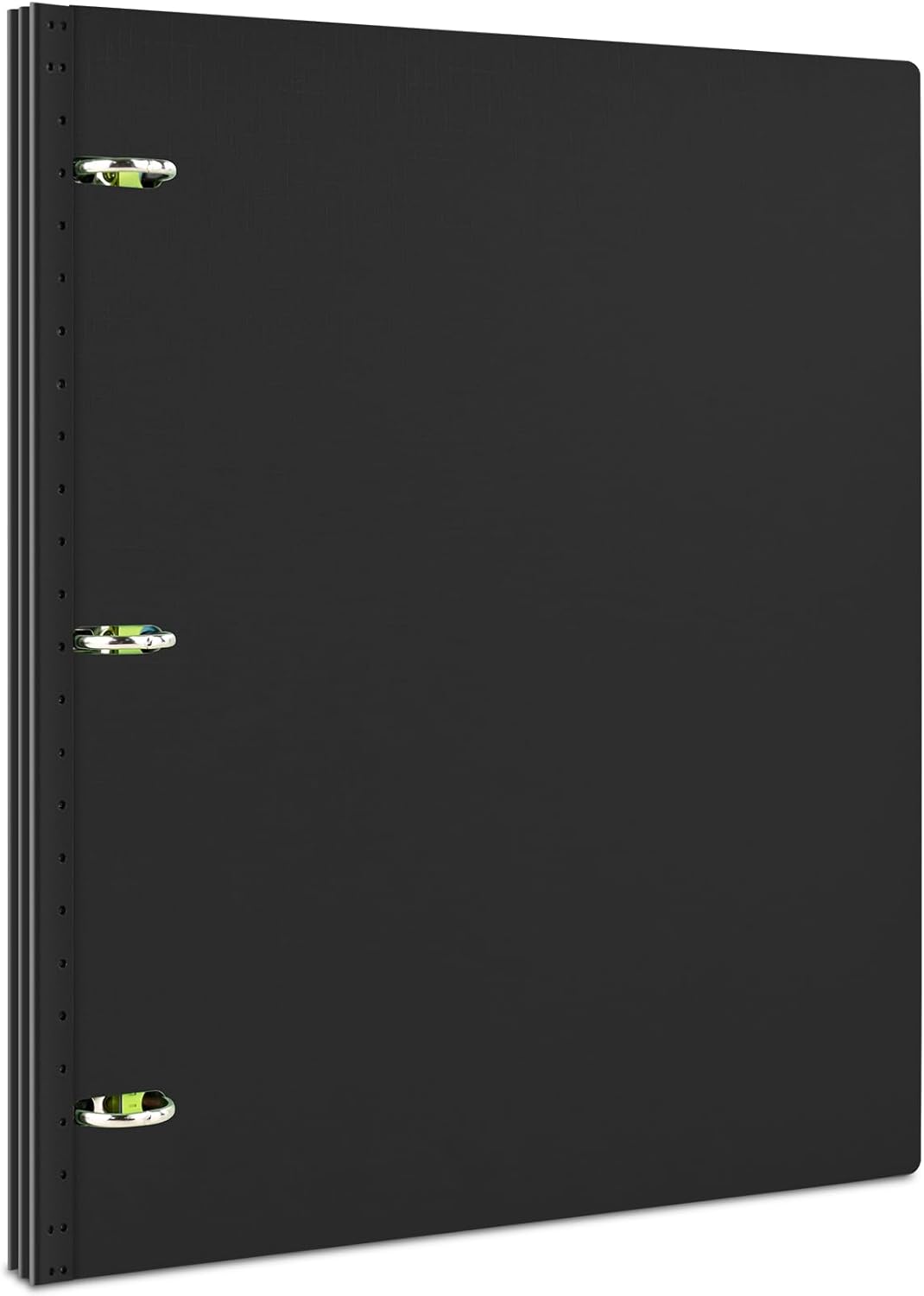 INFUN Telescoping 3 Ring Binder - 4PCS, Portable Plastic 3 Ring Binder with Telescoping Spine, Binders with Foldable Front Cover Holds 8.5"x11" Paper for School, Office, Homes
