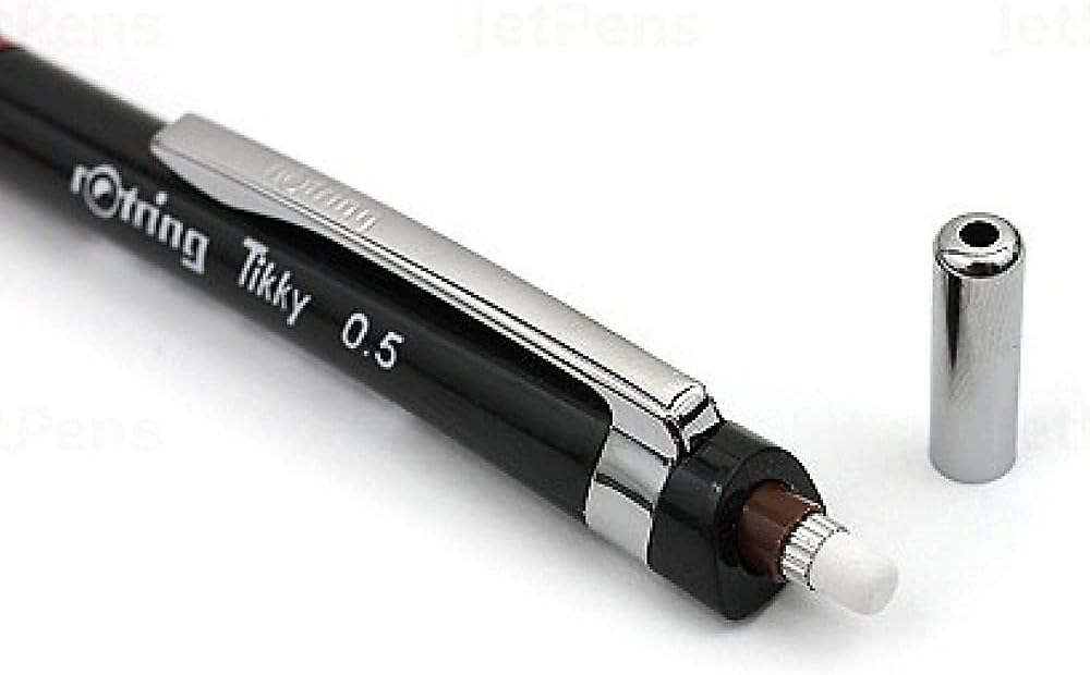 rOtring Tikky Mechanical Pencil, 1.0 mm, Black