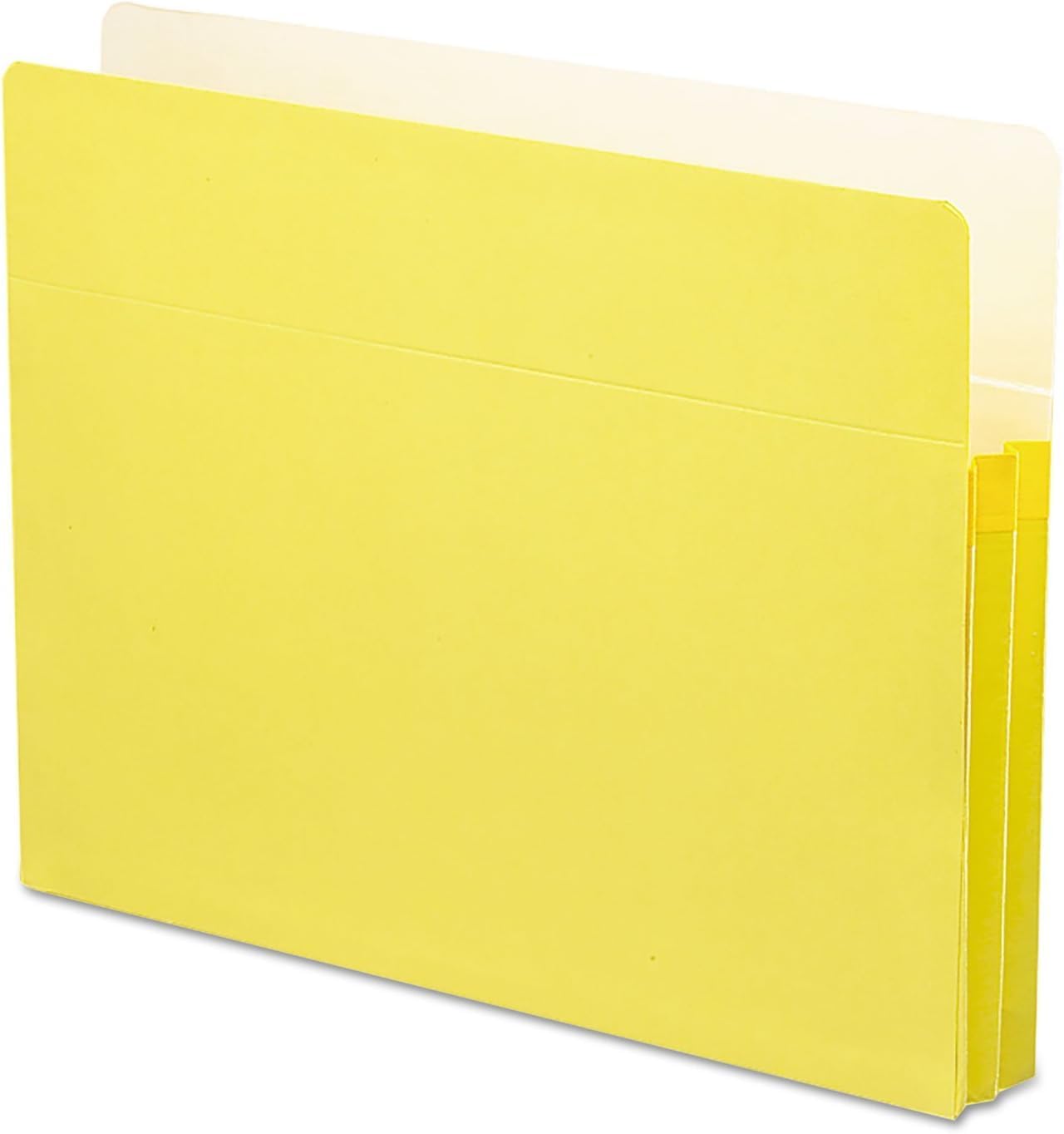 Smead File Pocket, Straight-Cut Tab, 1-3/4" Expansion, Letter Size, Redrope, 25 per Box (73214)