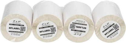 MFLABEL 4x6 Thermal Shipping Labels - 2 Rolls of 250, Perforated & Smudge-Proof Direct Thermal Labels Compatible with Rollo, Zebra, for Amazon UPS FedEx Shopify
